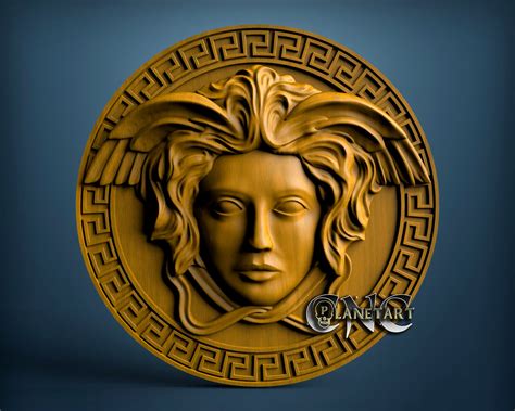 versace bracelet medusa face 3D print model 